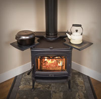 wood stove image